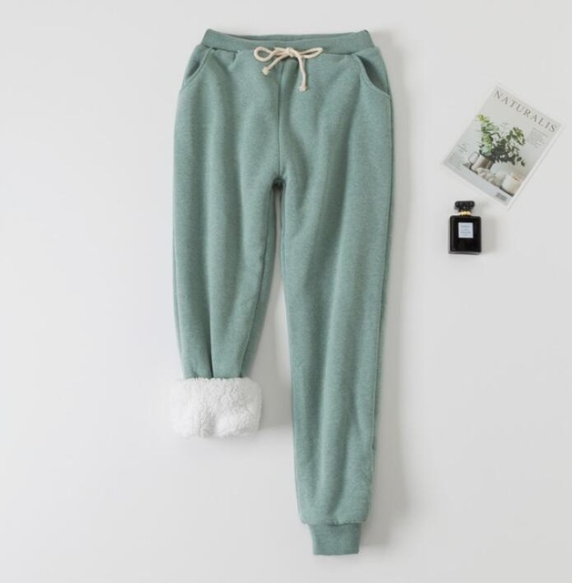 Lamb velvet padded sweatpants - الصورة 5