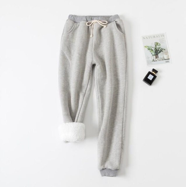 Lamb velvet padded sweatpants - الصورة 7
